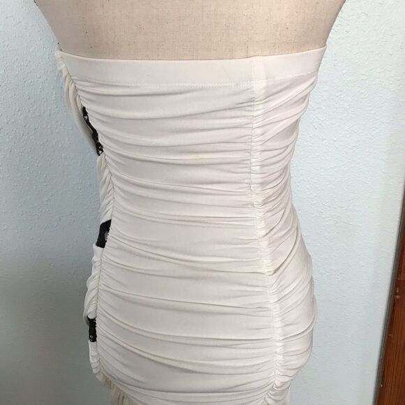 White & Black Party Dress - Picture 3 of 4